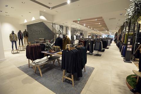 The menswear offering at Next, Bluewater